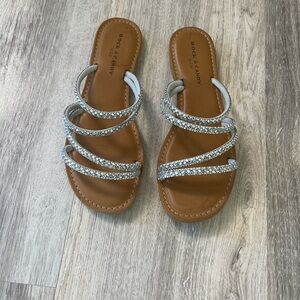 Rock & Candy Shoes Rock Candy sandals Size 8 Nude Embellished